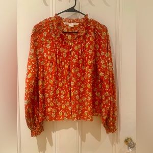 Floral blouse from Veronica Beard, size 8.